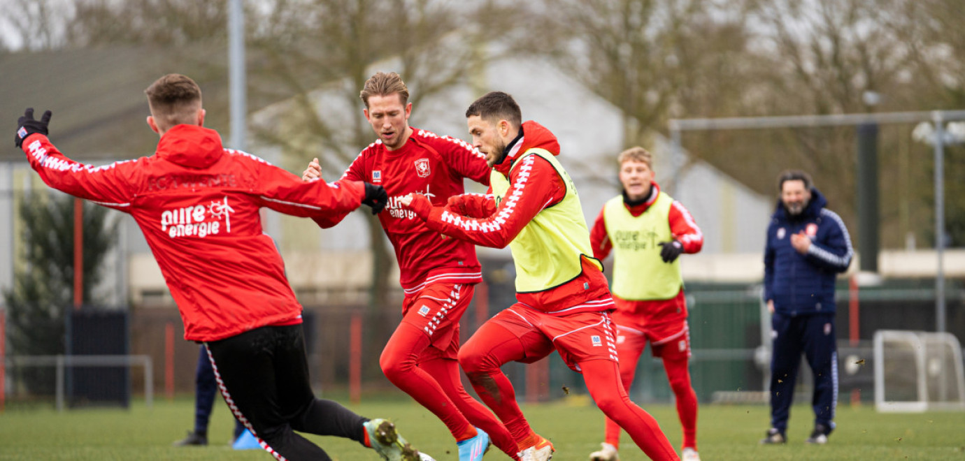 Afsluitende training richting thuisduel met Vitesse