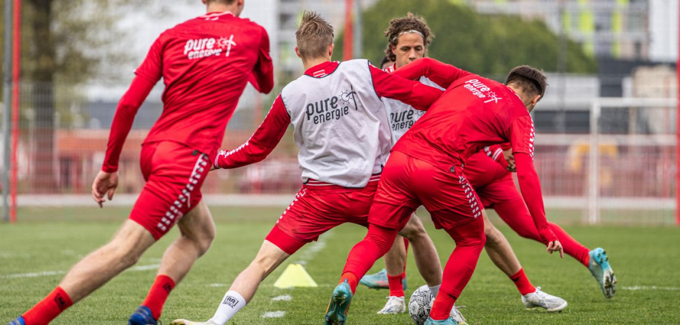 Afsluitende training richting uitduel met Heracles