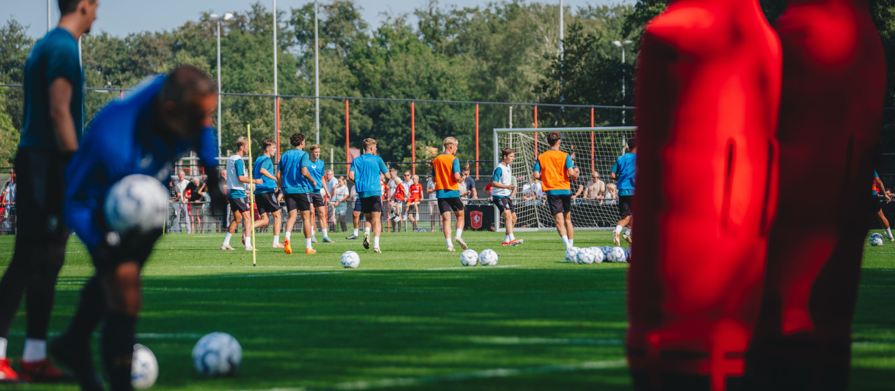 Woensdag (14.00 uur) training openbaar