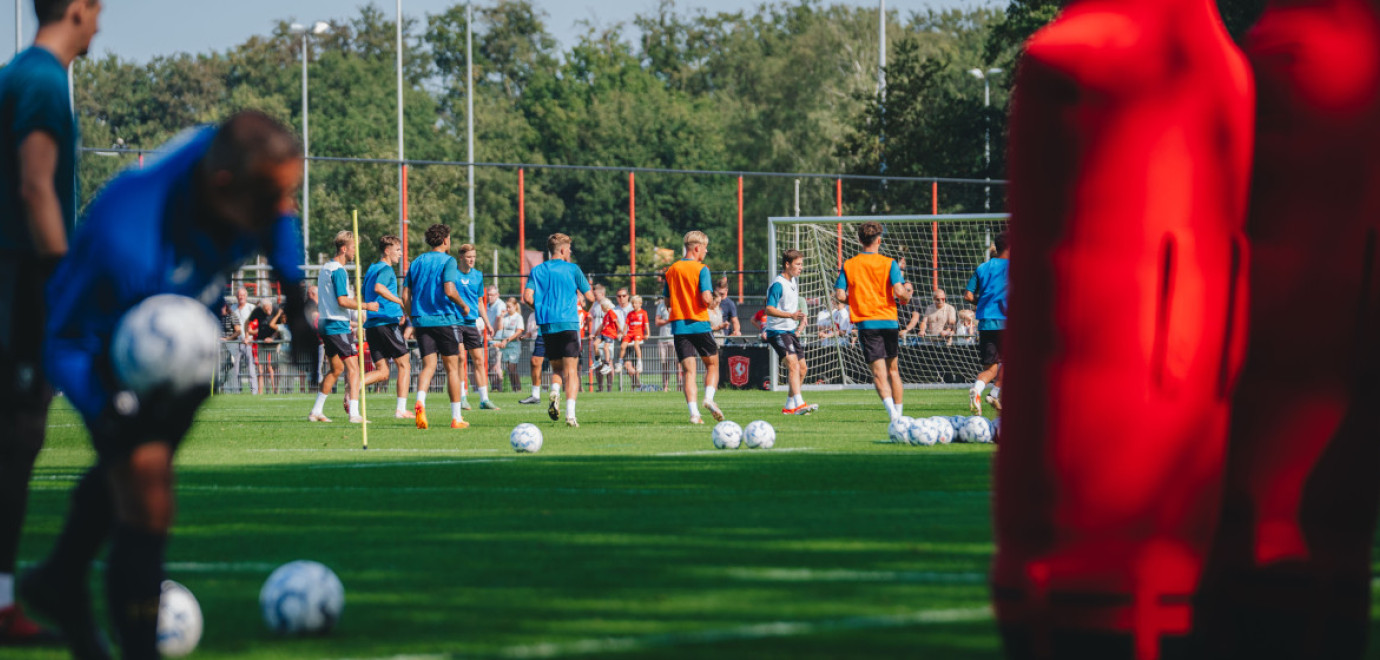 Woensdag (14.00 uur) training openbaar