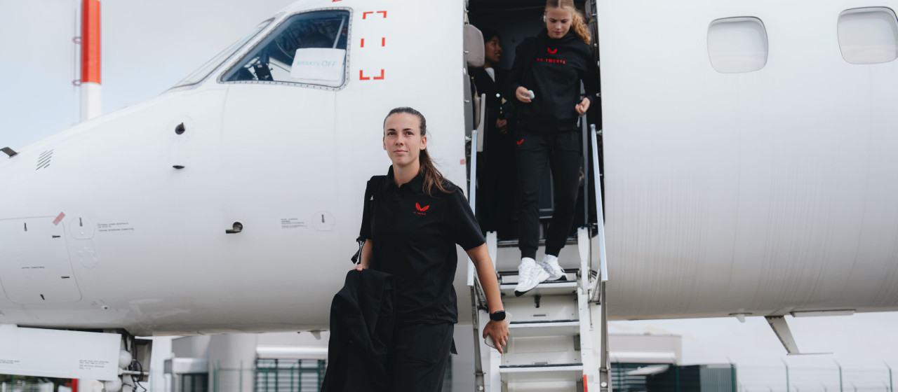 FC Twente Vrouwen gearriveerd in Kroatië