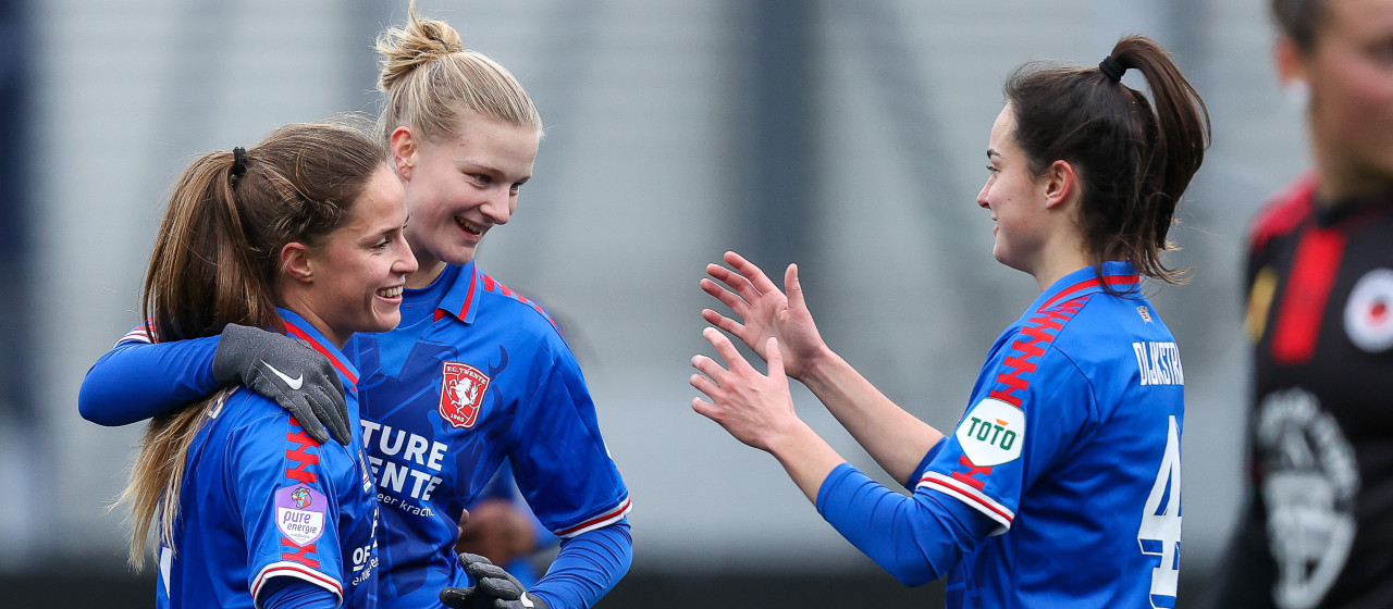 FC Twente Vrouwen haalt uit tegen Excelsior (1-9)