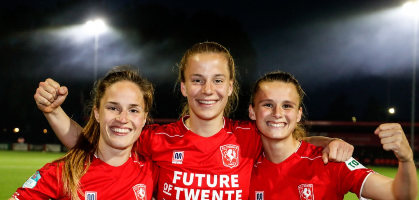 FC Twente Vrouwen plaatst zich voor Champions League 