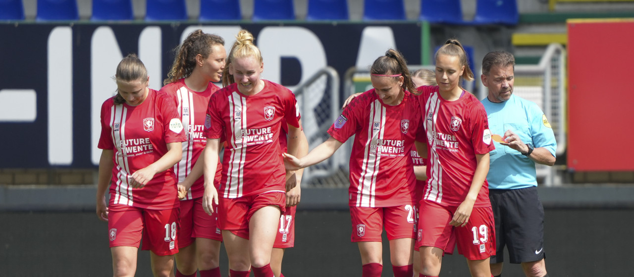 FC Twente Vrouwen plaatst zich voor finale Eredivisie Cup