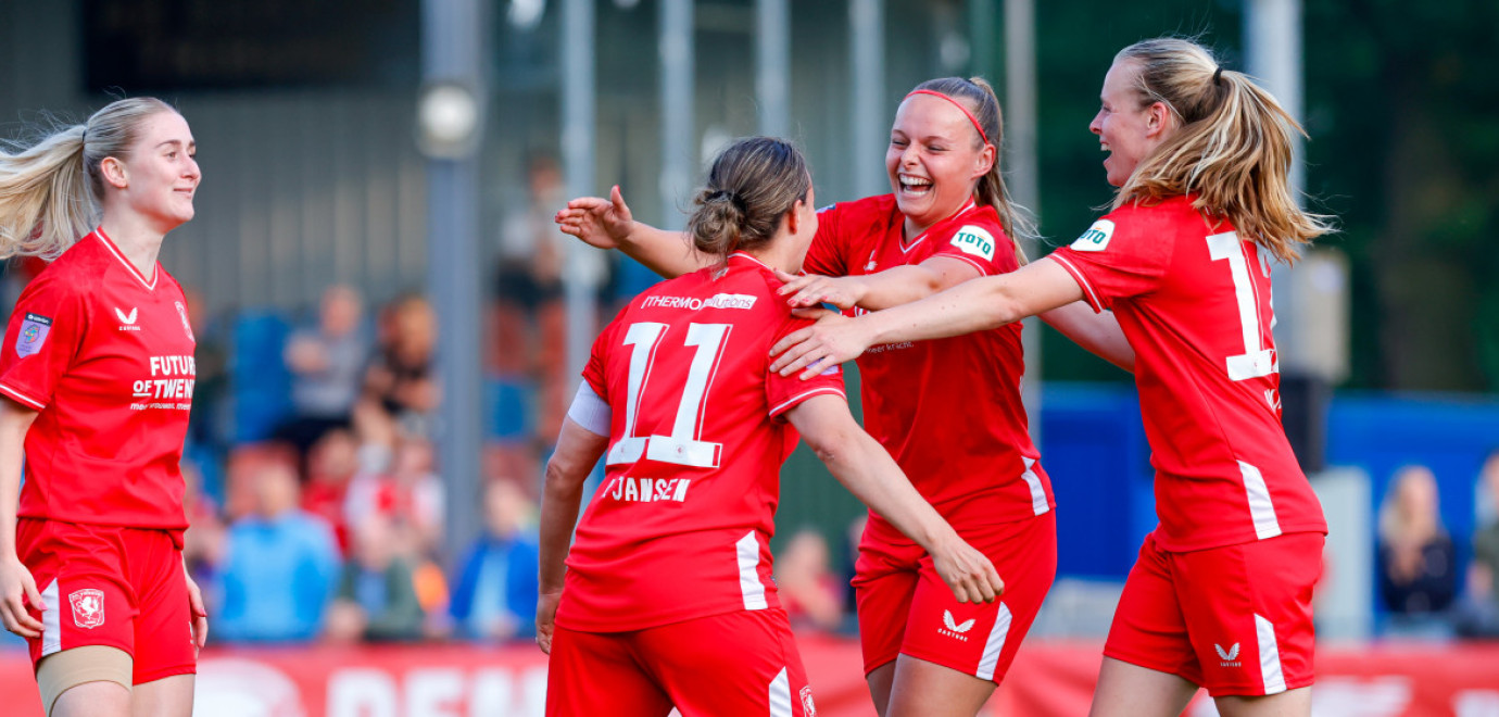 FC Twente Vrouwen plaatst zich voor finale Eredivisie Cup