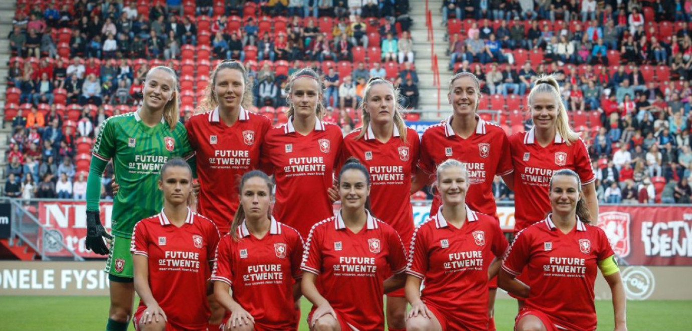 FC Twente Vrouwen speelt gelijk tegen Benfica 