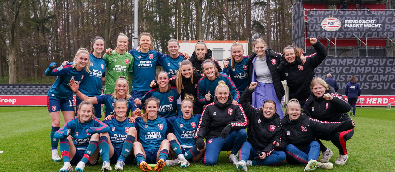 FC Twente Vrouwen verslaat Beloften PSV en staat in bekerfinale