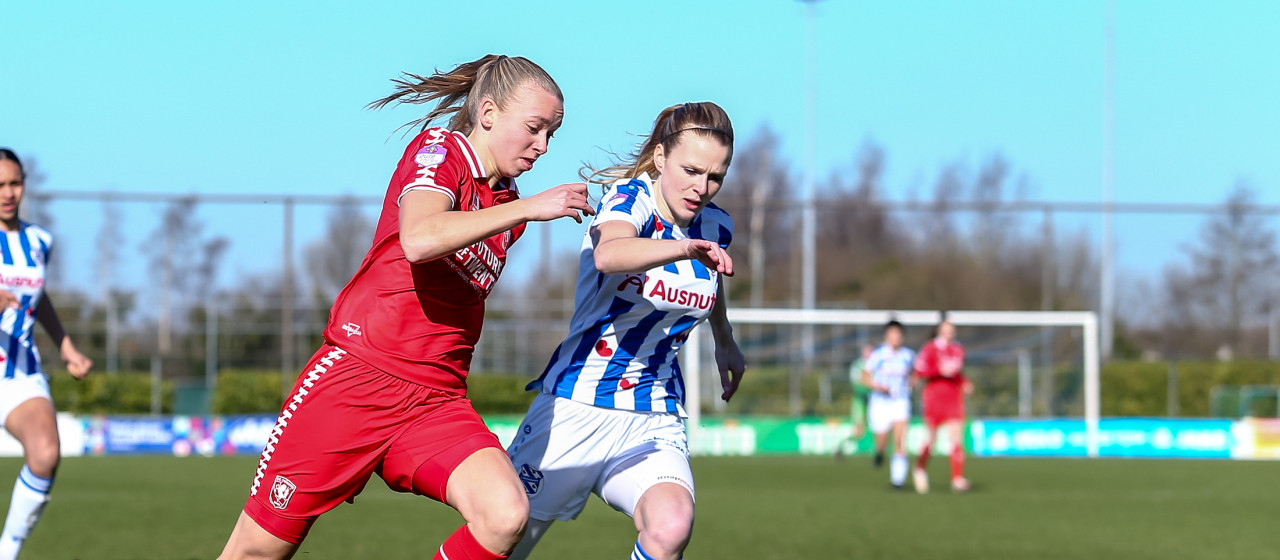 FC Twente Vrouwen wint in Heerenveen; ploeg pakt tweede periode