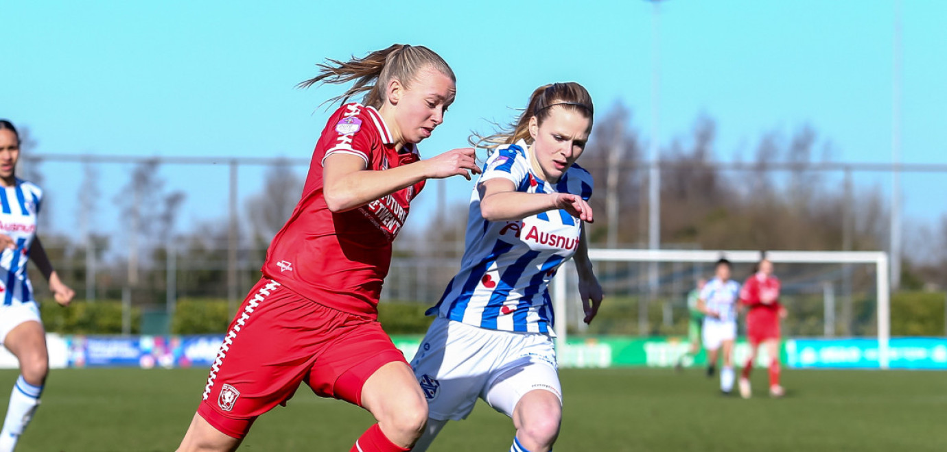 FC Twente Vrouwen wint in Heerenveen; ploeg pakt tweede periode