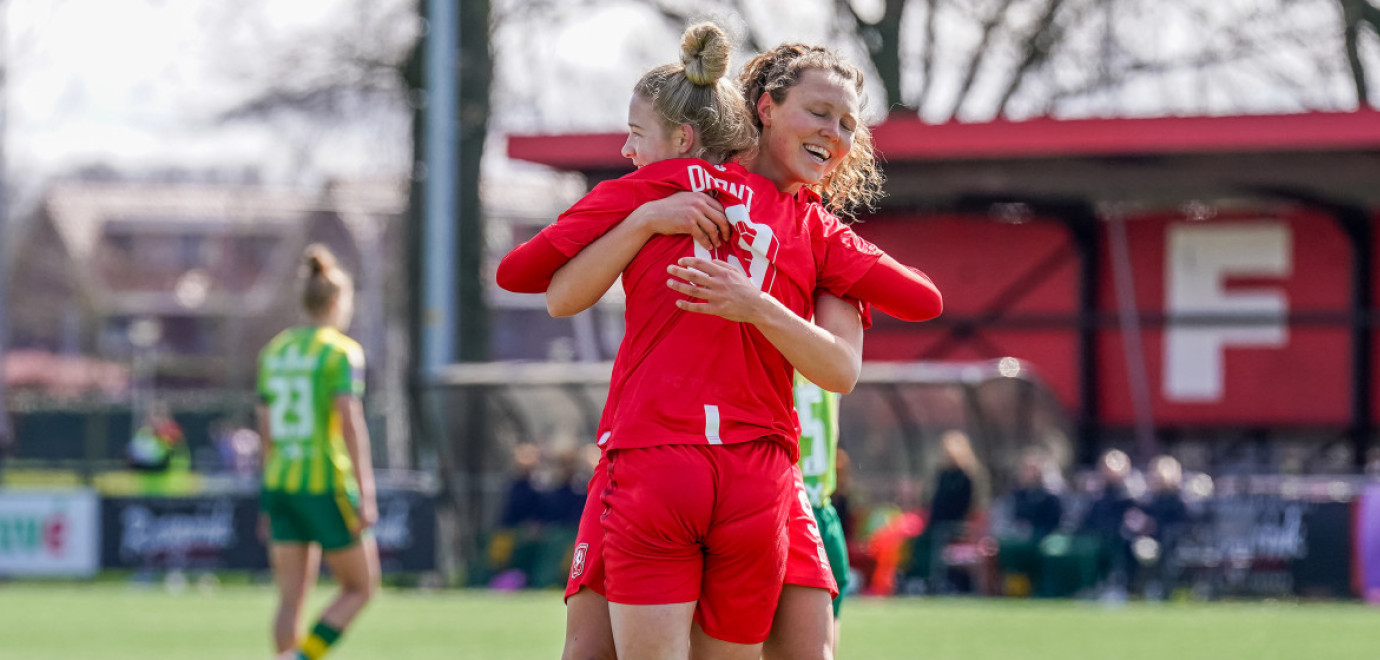 FC Twente Vrouwen wint van ADO Den Haag