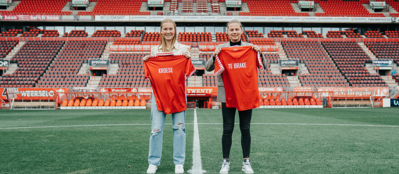 Fieke Kroese en Sophie te Brake naar FC Twente Vrouwen