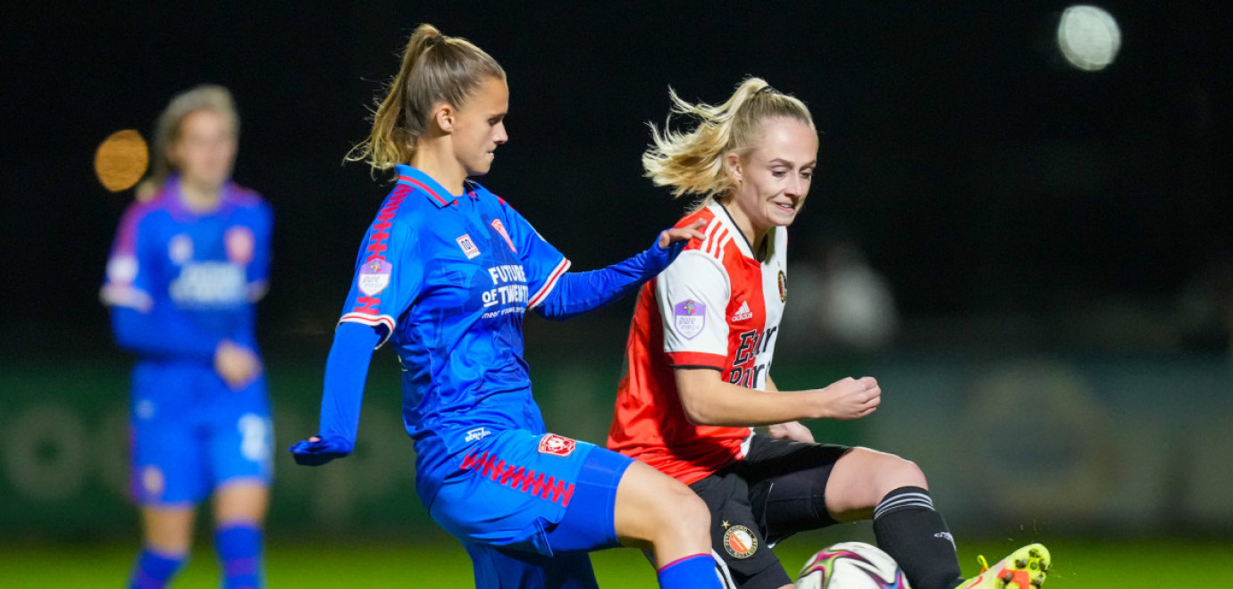 Gelijkspel FC Twente Vrouwen bij Feyenoord