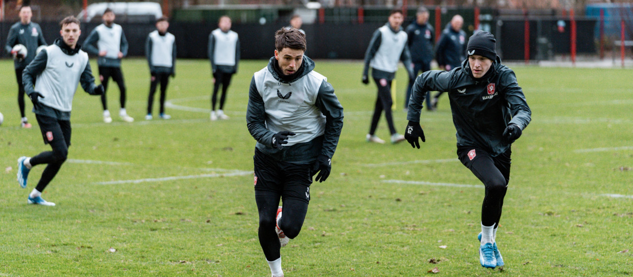 In beeld: Afsluitende training richting bekerduel met PSV