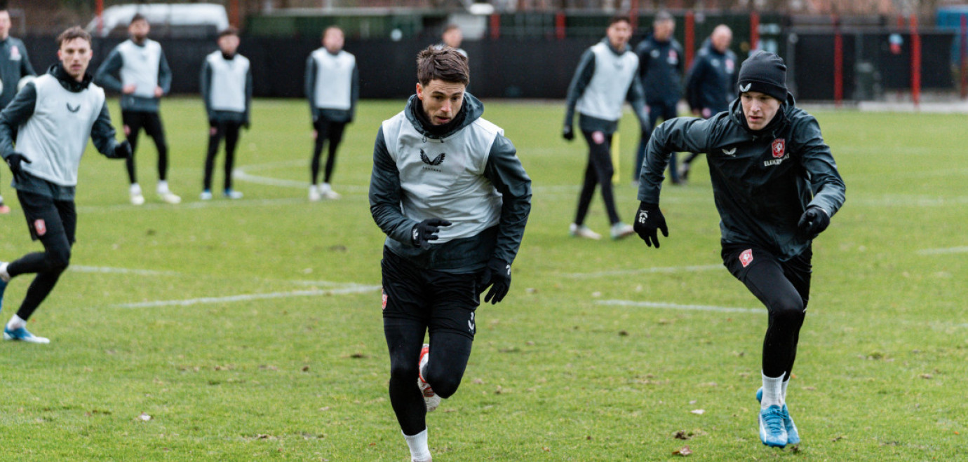 In beeld: Afsluitende training richting bekerduel met PSV