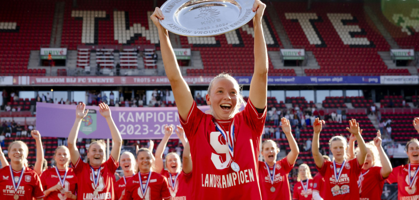 Kampioenschap FC Twente Vrouwen in beeld