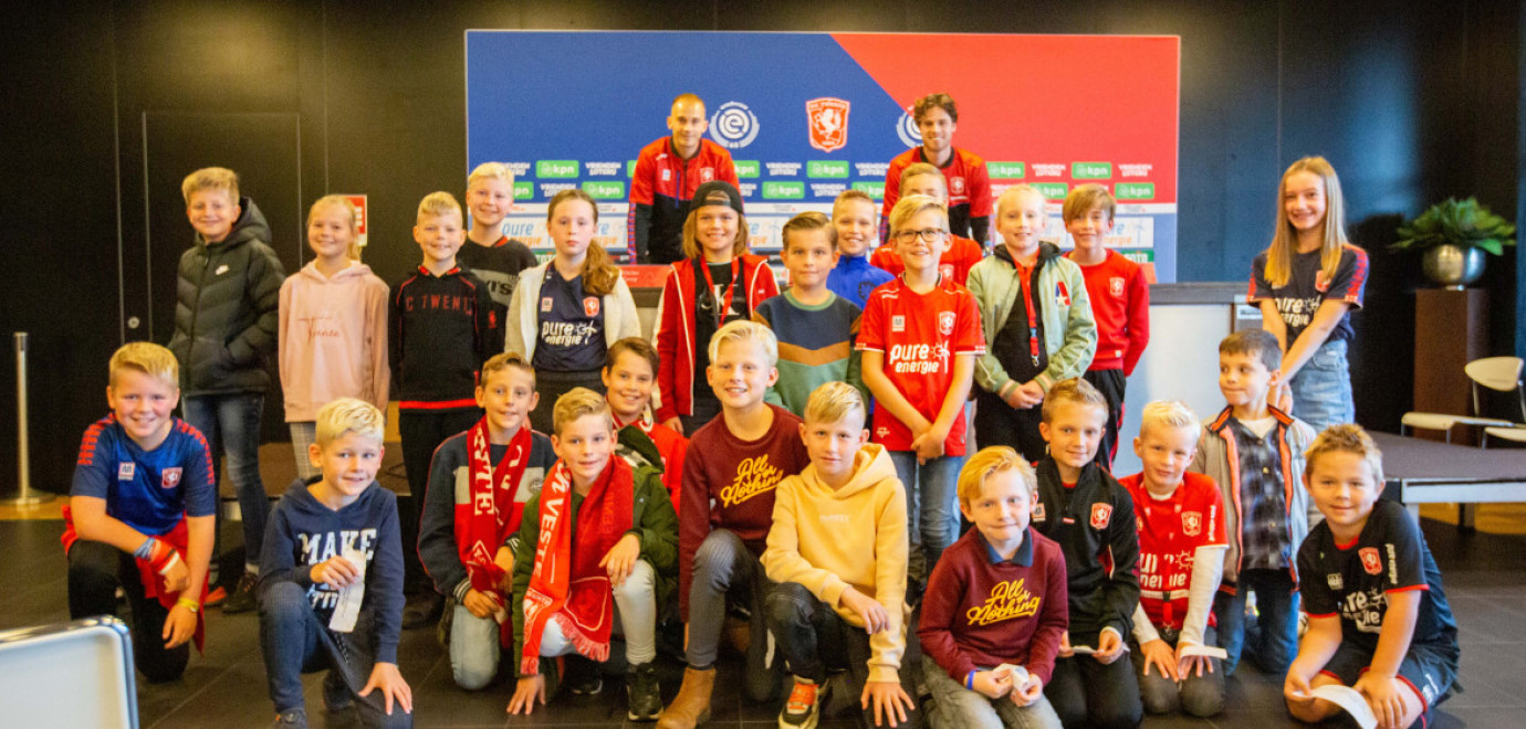 Kidsclub-persconferentie met Cerny, Pierie, Bosch en De Lange