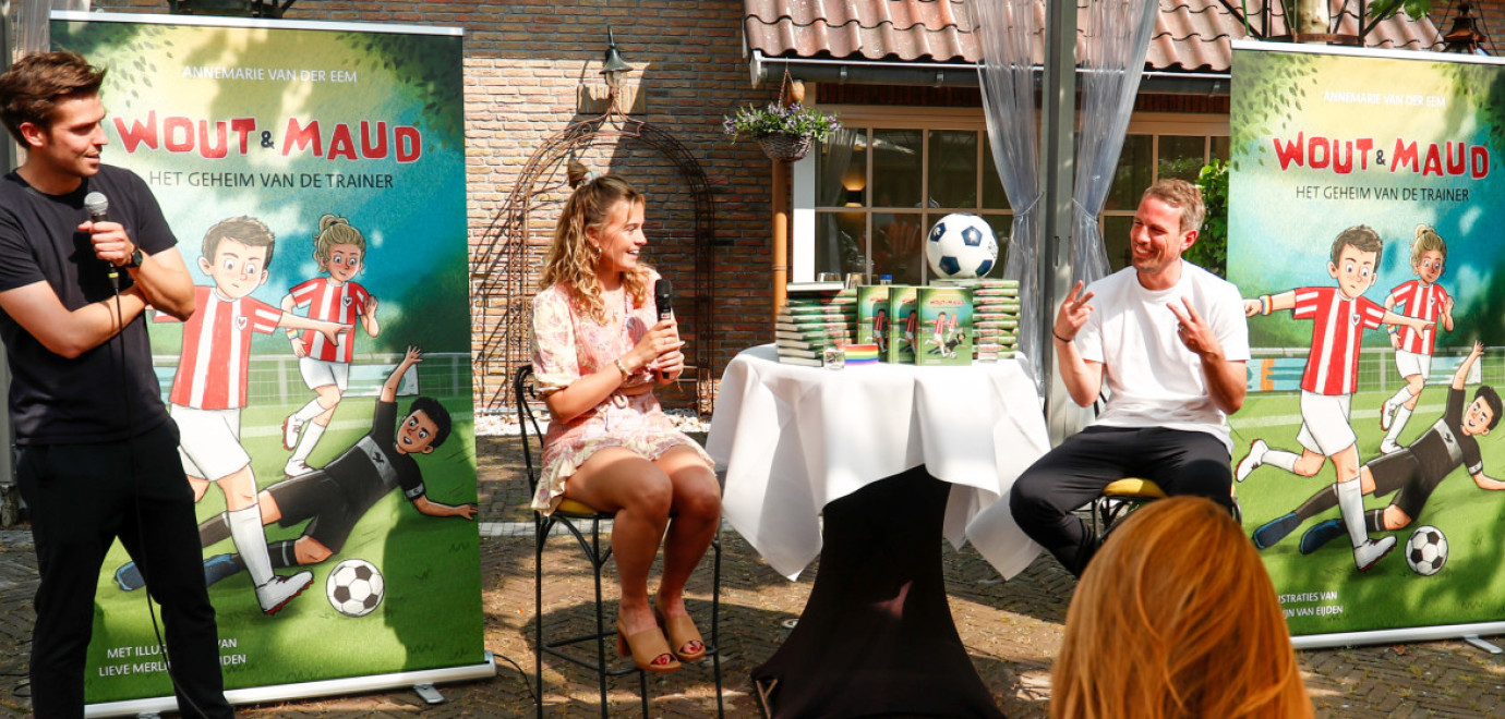 Wout Brama en Maud Roetgering presenteren kinderboek