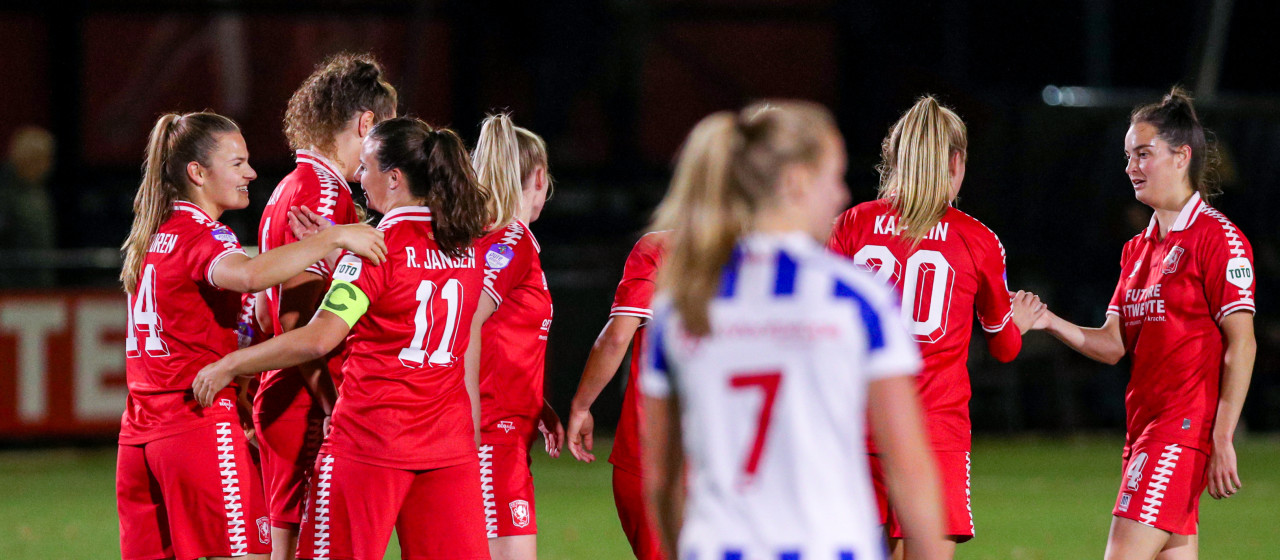 FC Twente Vrouwen haalt uit tegen sc Heerenveen