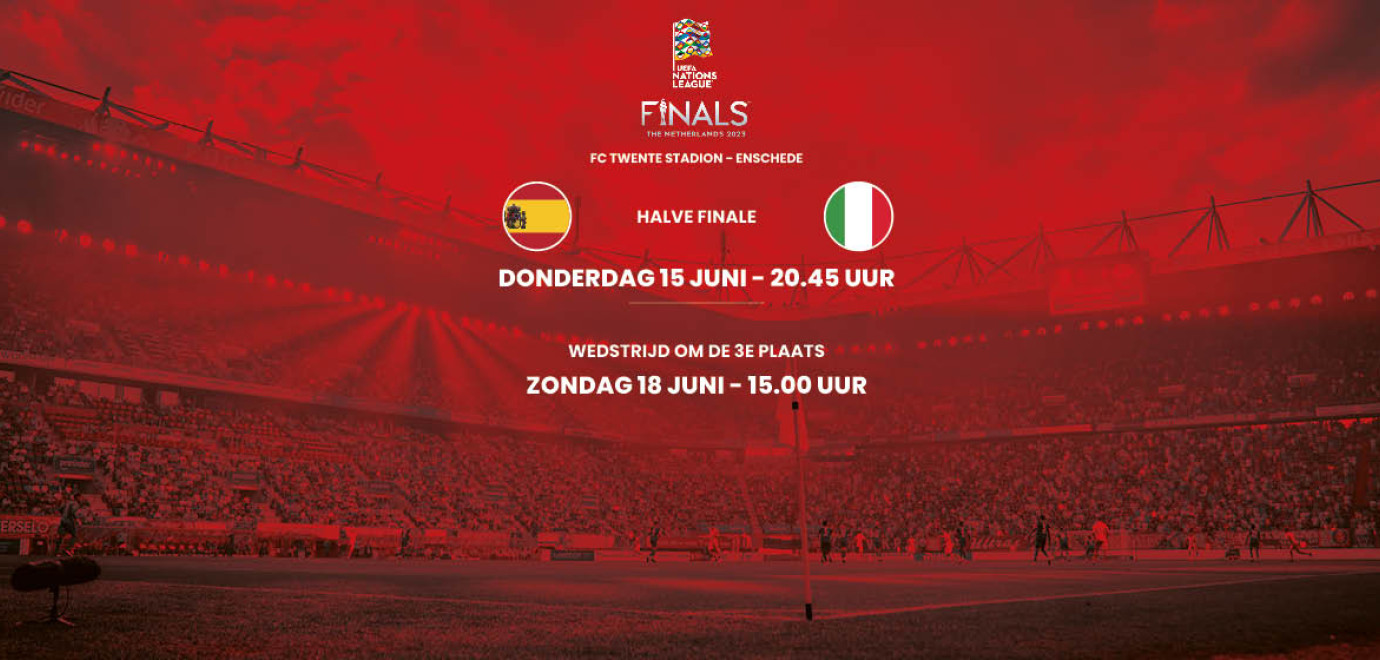 Nations League Finals: Spanje - Italië in Enschede