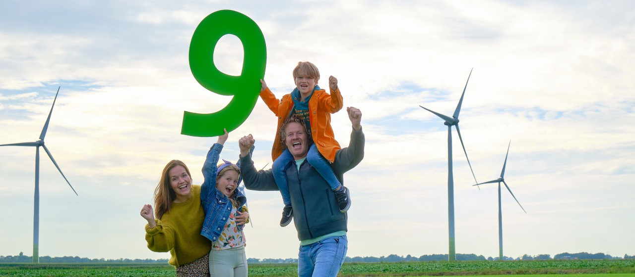 Pure Energie voor 9e keer op rij benoemd tot allergroenste energieleverancier