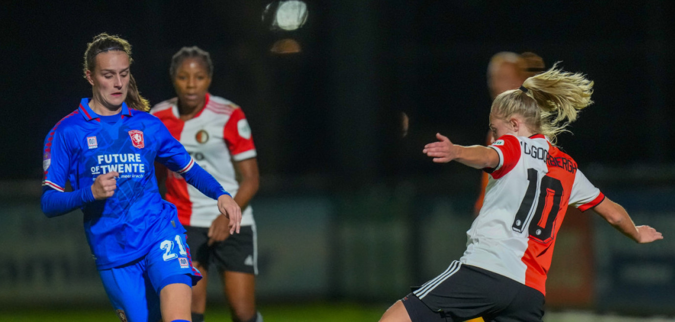 Samenvatting  - FC Twente Vrouwen speelt gelijk bij Feyenoord