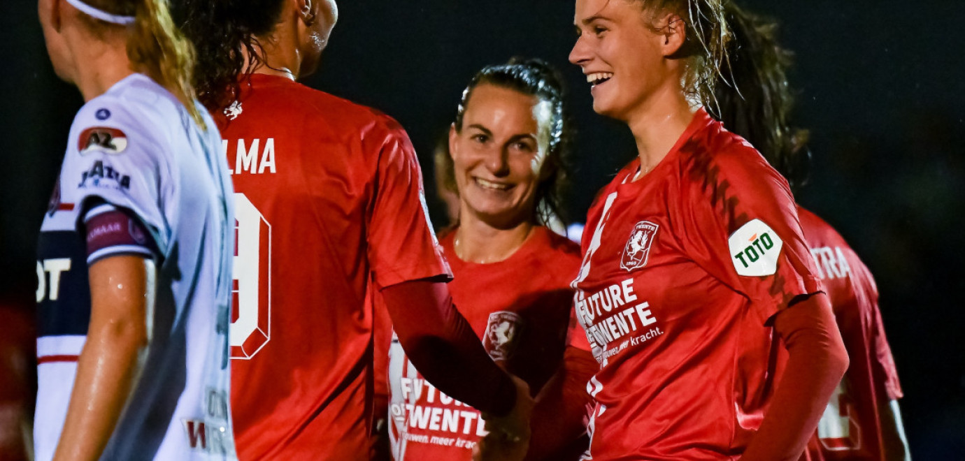 Samenvatting: FC Twente Vrouwen wint in Alkmaar 