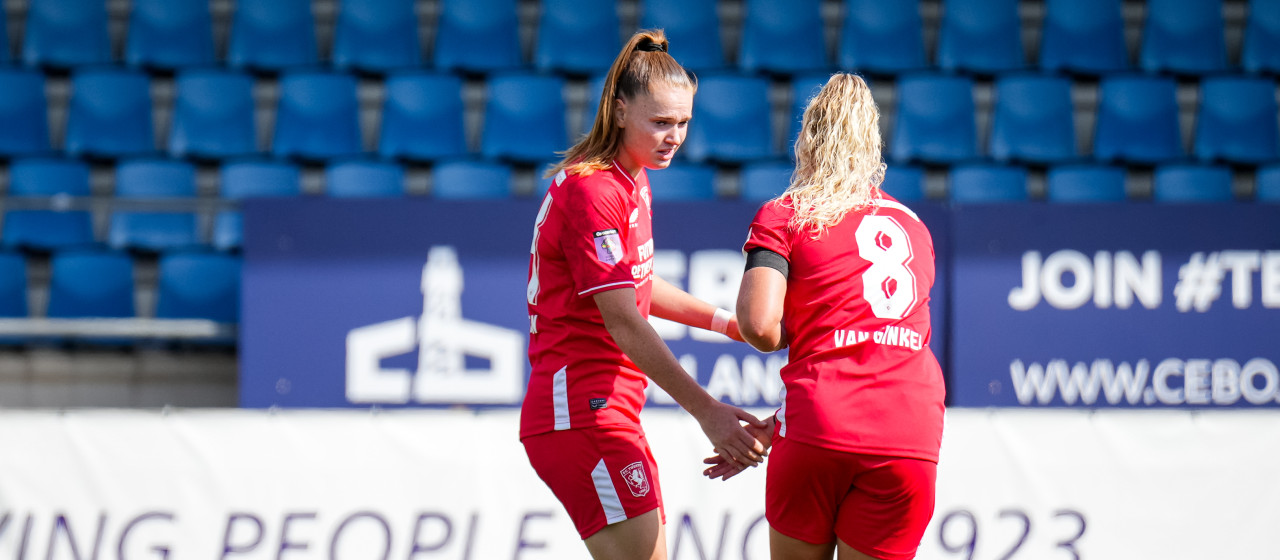 Samenvatting: Ruime overwinning FC Twente Vrouwen op Telstar