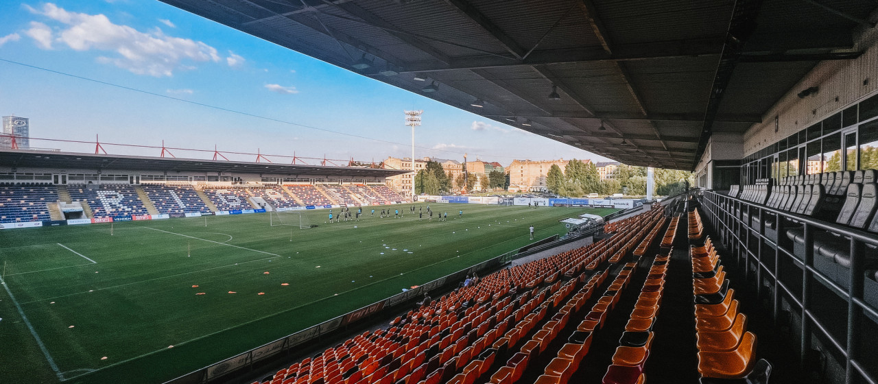 Selectie traint in Skonto stadion