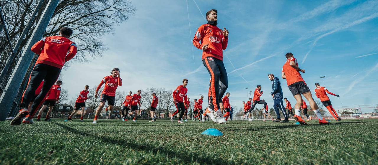 Training in beeld - Selectie werkt toe naar thuisduel met AZ