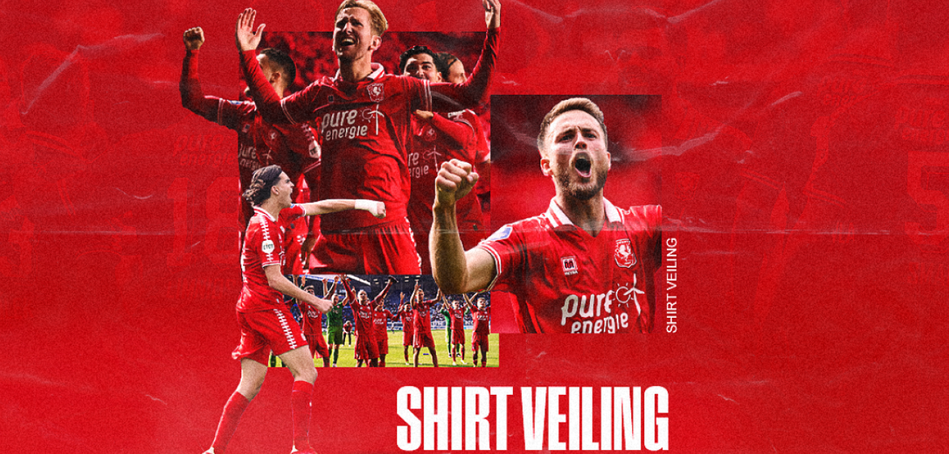 Shirts FC Twente-spelers worden geveild