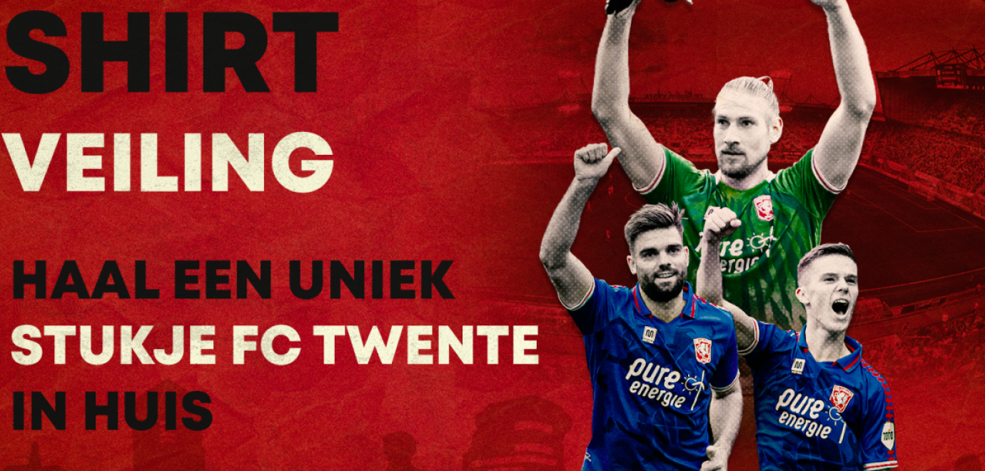 Uitshirts FC Twente worden geveild