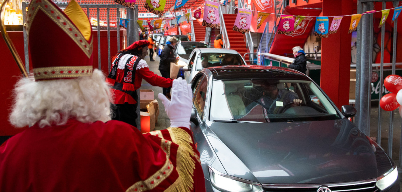 Sinterklaas Drive Thru in De Grolsch Veste