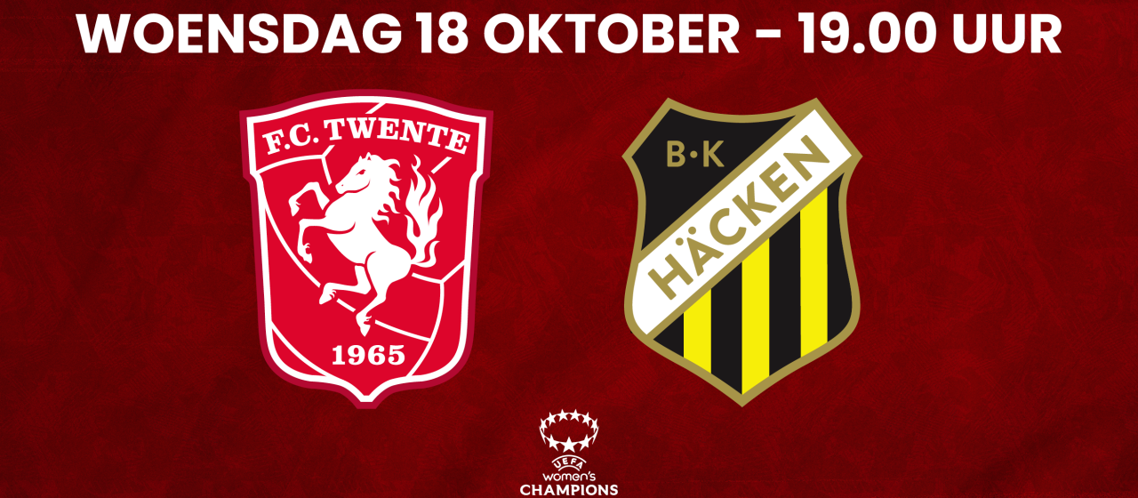 Speeldata bekend: FC Twente Vrouwen in De Grolsch Veste tegen BK Häcken