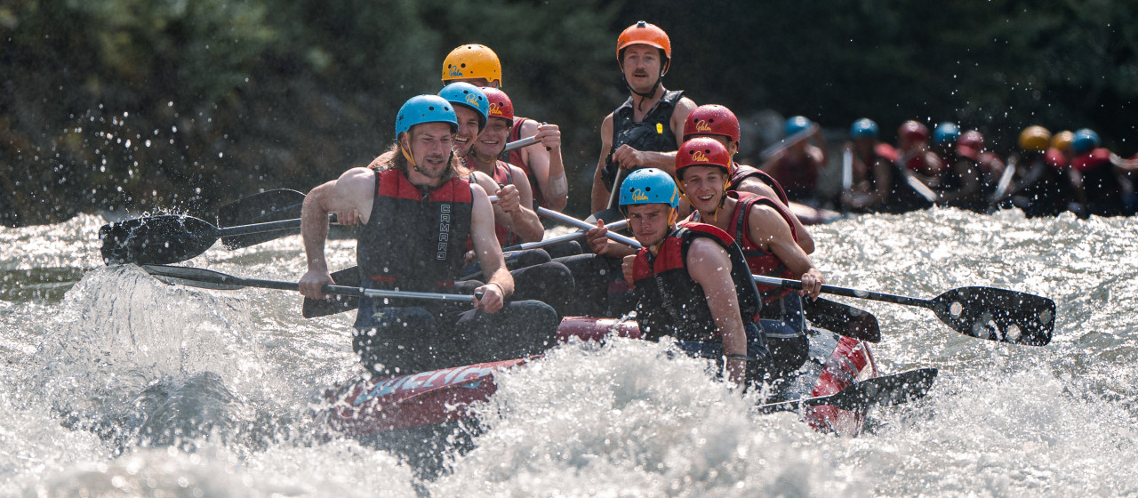 Teamactiviteit - Raften in Oostenrijk