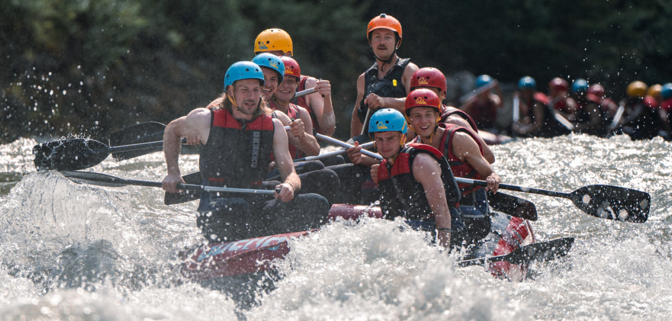 Teamactiviteit - Raften in Oostenrijk