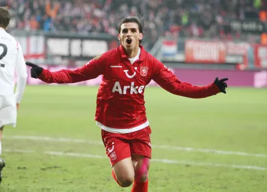 BE 2011 01 30 Ruiz juicht na zijn 2 1 vs Feyenoord 379