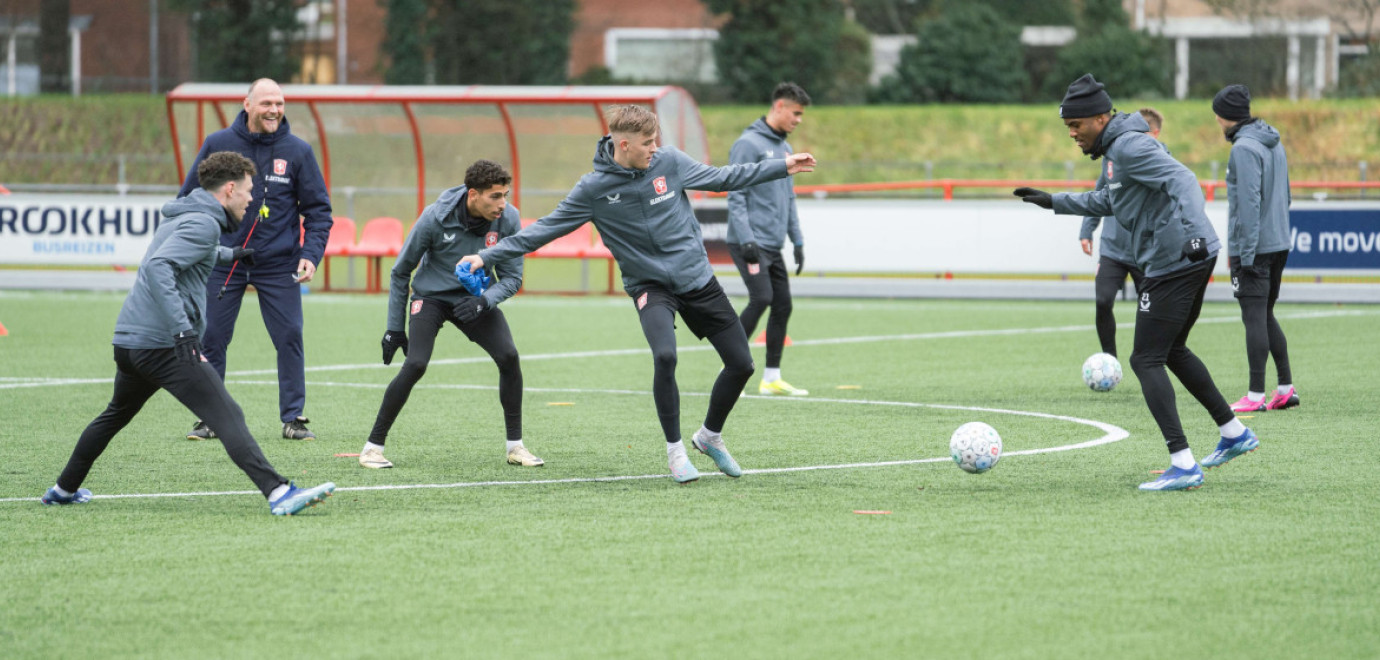 Training in aanloop naar duel met Excelsior 