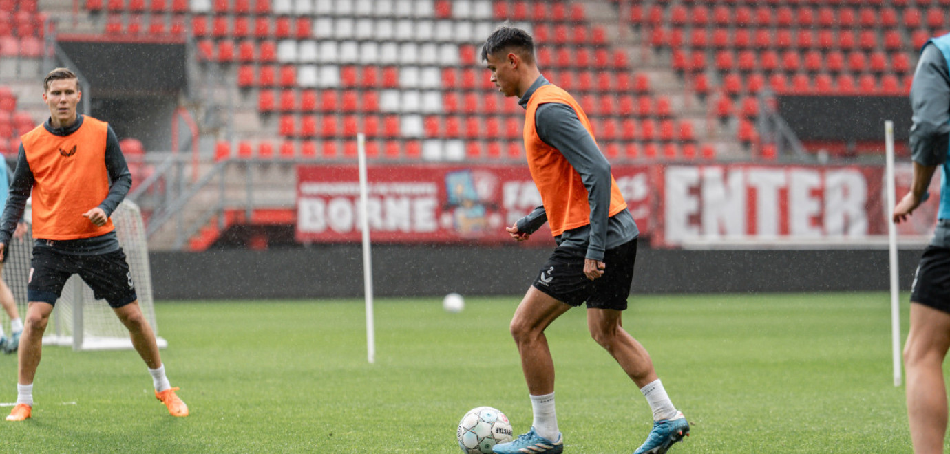 Training in beeld: Selectie werkt toe naar zondag