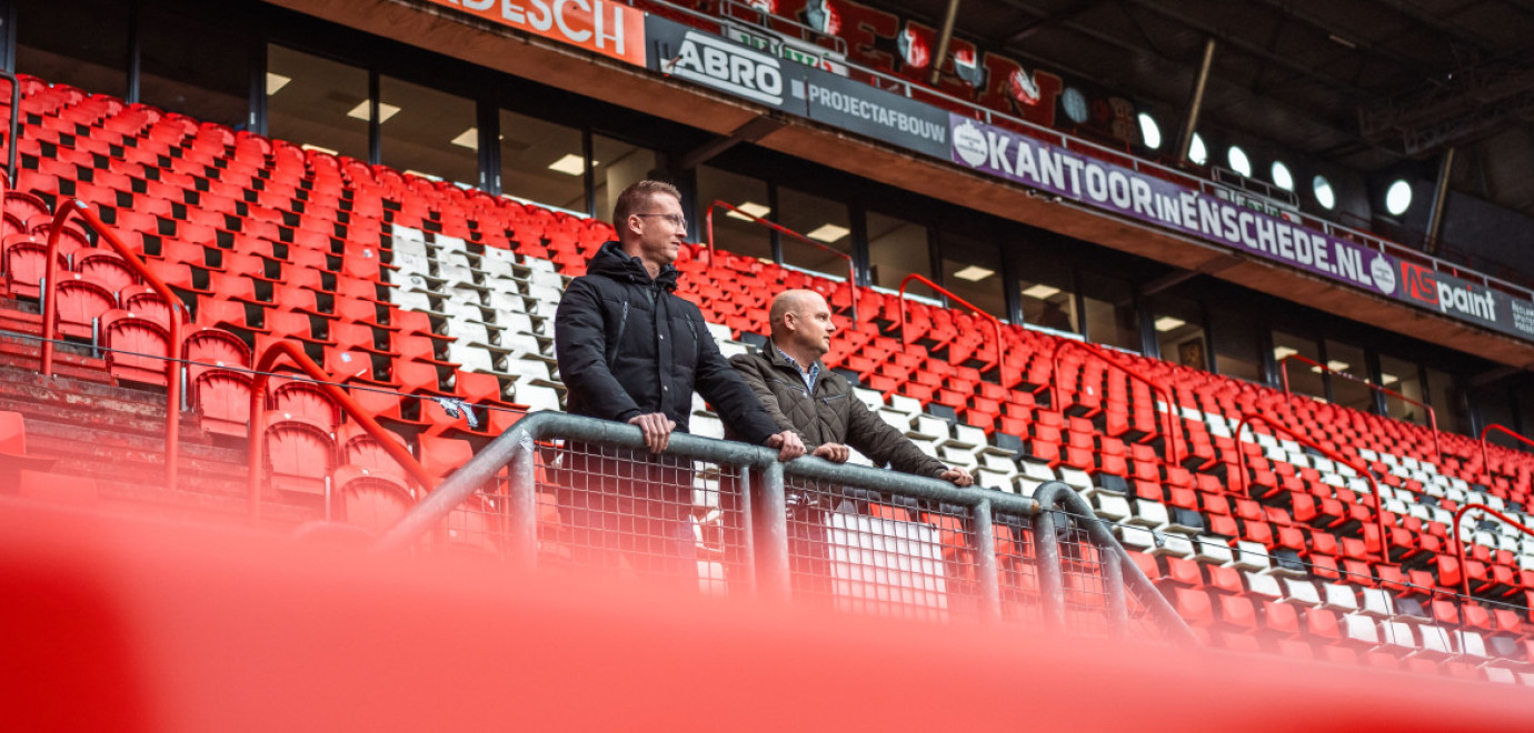 Trots in het stadion en op de werkvloer bij Huiskes-Kokkeler