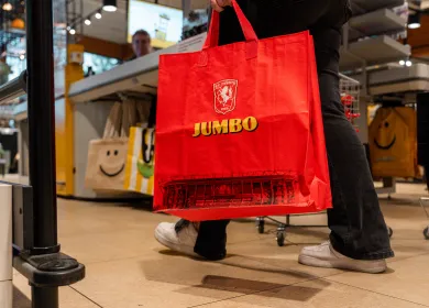 Website header Jumbo unieke tas