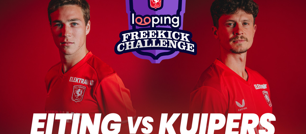 "WE zijn GEHACKT" | Eiting vs Kuipers | Looping Free Kick Challenge #1