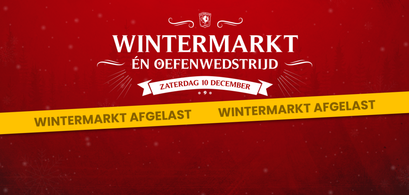 Wintermarkt rondom De Grolsch Veste gaat niet door