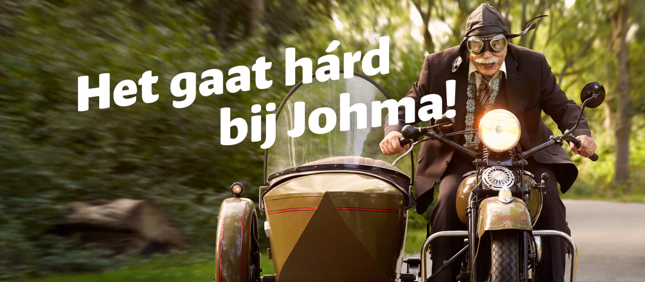 Het gaat hárd bij Johma!