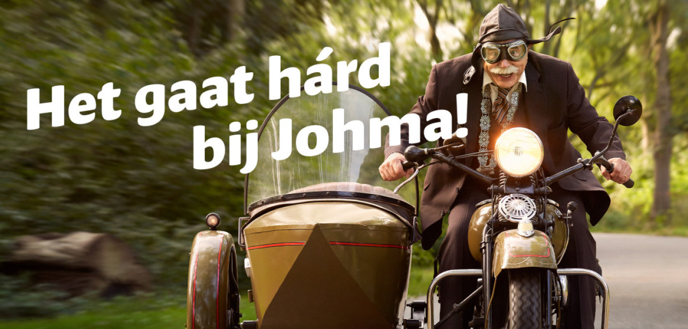 Het gaat hárd bij Johma!