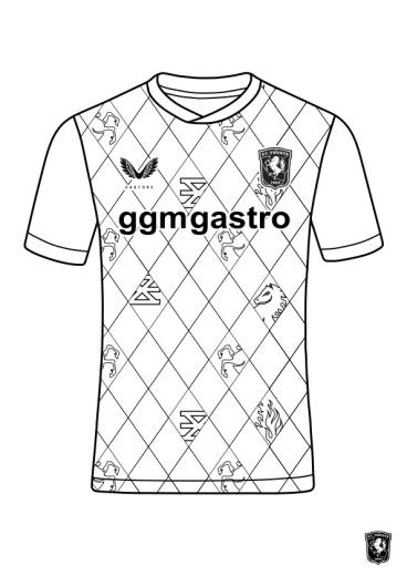 Kleurplaat FC Twente shirt