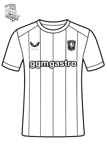 Kleurplaat FC Twente Shirt 2026 2027