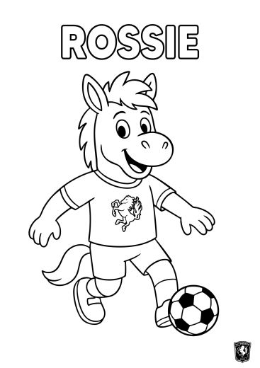 Kleurplaat Rossie