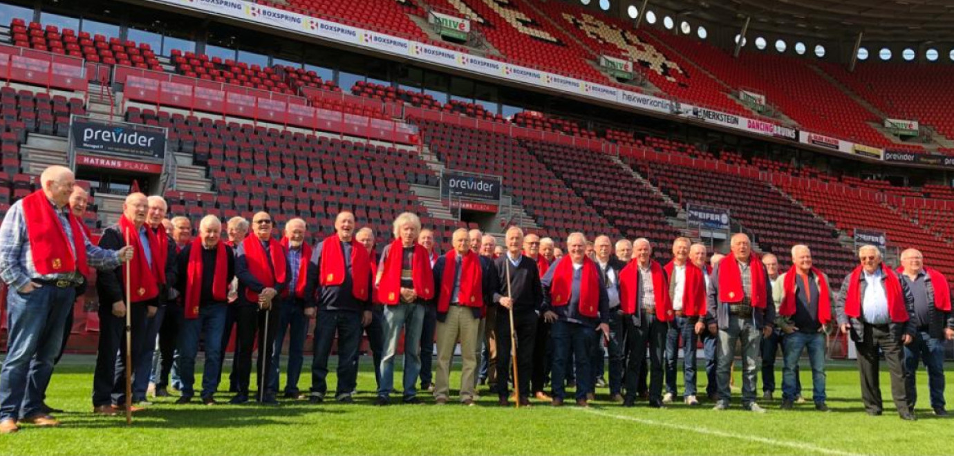 Heya de Keu! op bezoek in het stadion